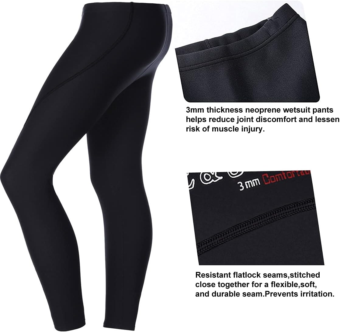 Abbigliamento Subacqueo Pantaloni In Neoprene 2mm Uomo Per