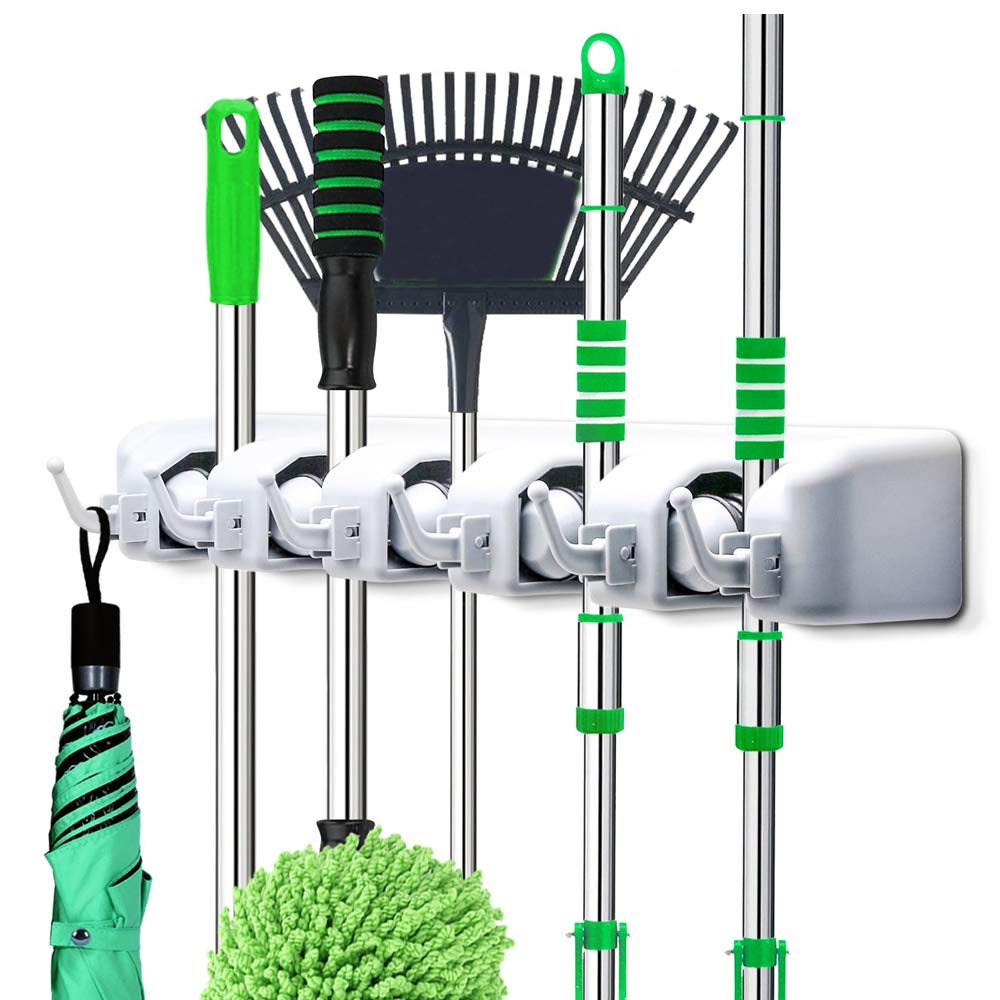 See full amazon price history chart for DeoDap Cleaning Supplies - 5 Layer Mop and Broom Holder, Garden Tool Organizer, Multipurpose Wall Mounted (Multicolor) (199_5Lyr_Broom_Holder) DeoDap Cleaning Supplies - 5 Layer Mop and Broom Holder, Garden Tool Organizer, Multipurpose Wall Mounted (Multicolor) (199_5Lyr_Broom_Holder) (B07YHJ3VNT) Amazon Price History, Amazon Price Tracker