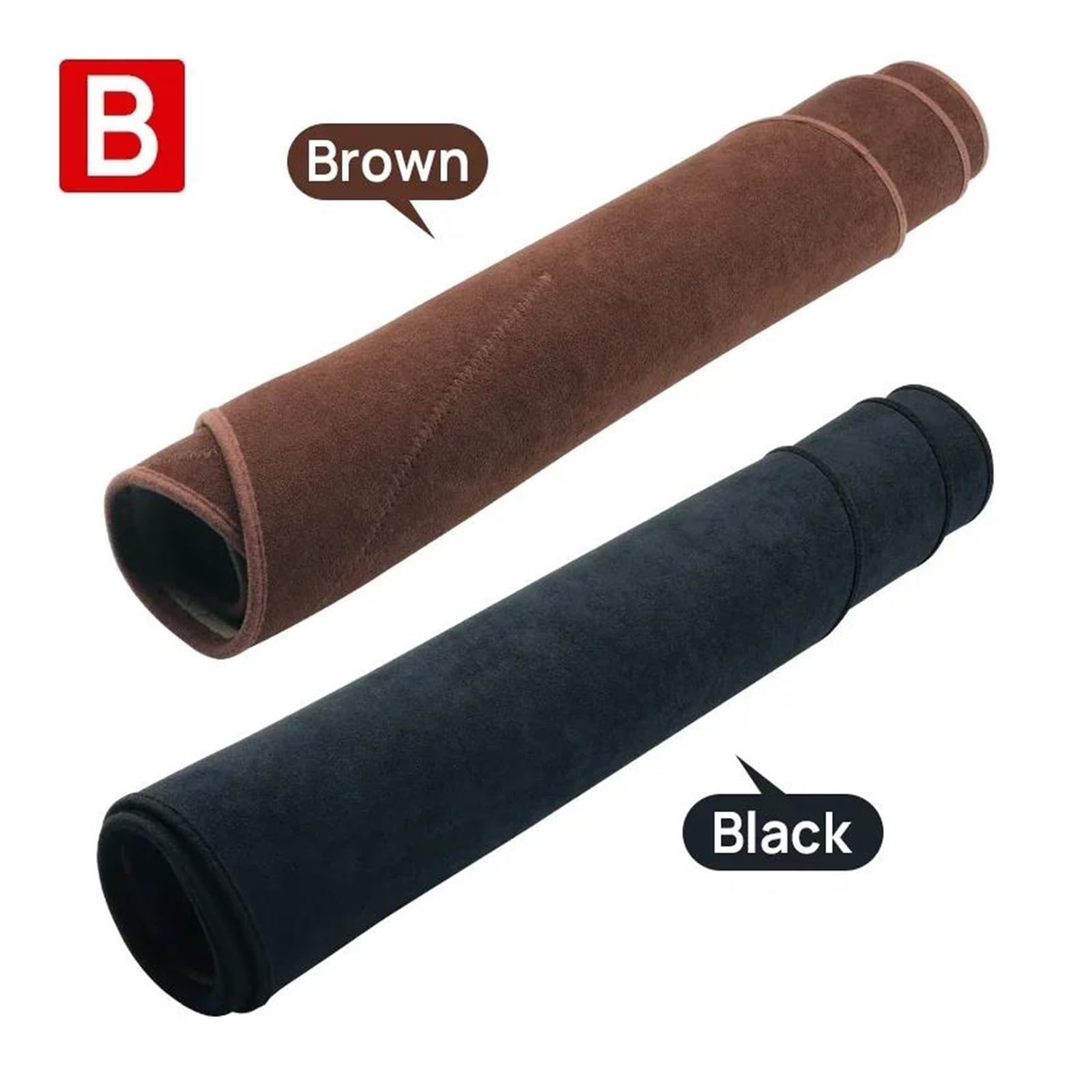 Tapis Tableau Bord intérieur Voiture pour Suzuki pour S-Cross MK3 2022 2023 2024 Tapis Tableau Bord Pare-Soleil Antidérapant Accessoires D'intérieur(B LHD Black)