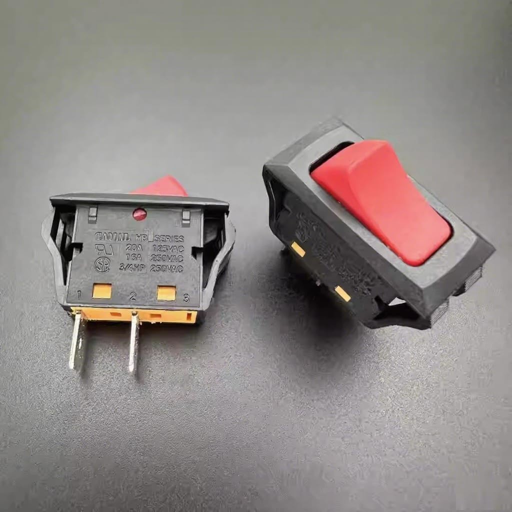 CANALHB Rocker Switch, 2 Pin SPST ON-Off,1PC