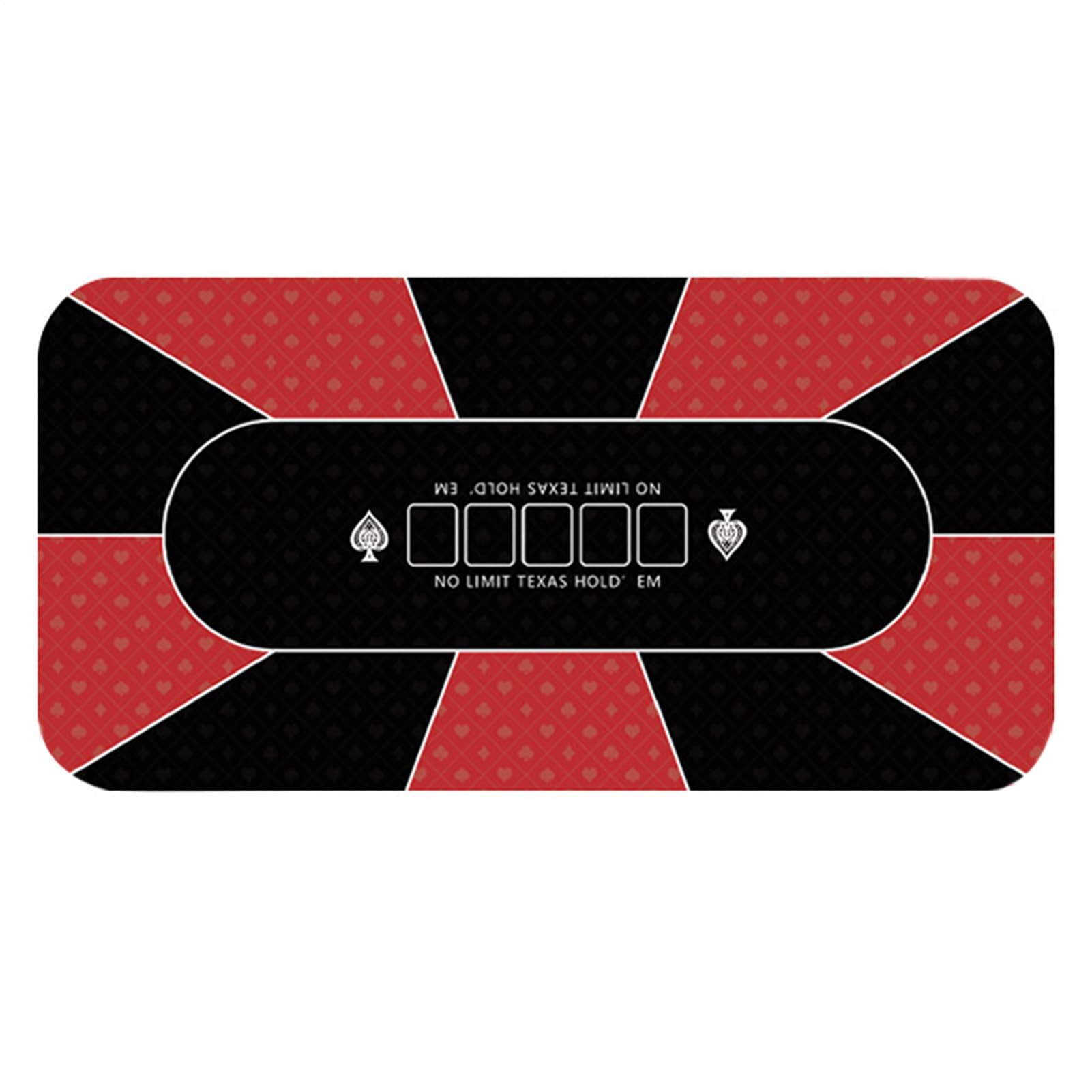 Générique Obrus pokerowy, obrus - Holdem mata pokerowa 120 x 60 cm | Antypoślizgowe pokrowce na stół z kart, mata na stół do pokera Texas Holdem Poker, gry karciane