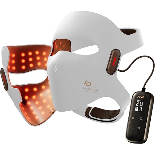 JOVS Laser Light Therapy Mask for Face (White)