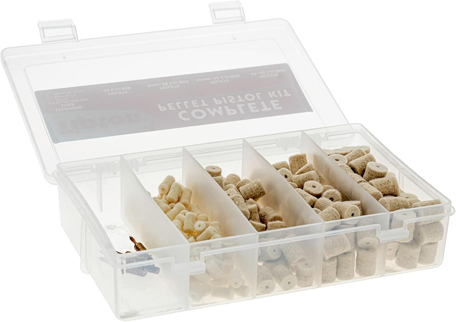 Felt Caliber Specific Cleaning Pellets with Reliable Construction and Jag for Gun Cleaning, Gunsmithing and Shooting