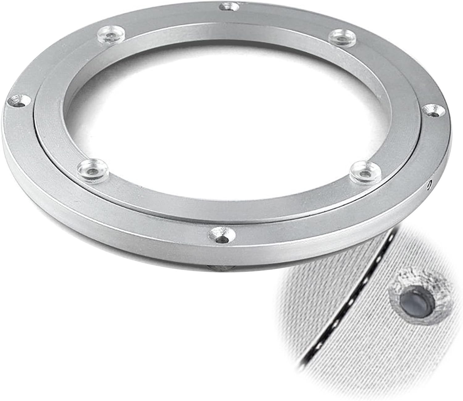 Heavy Duty 360° Rotating Turntable Base - Smooth Aluminium Alloy Bearing for Kitchen & Dining Table, 8-28 Inch, Ideal for Easy Serving & Organization, 1 Piece,28 inches (680mm)