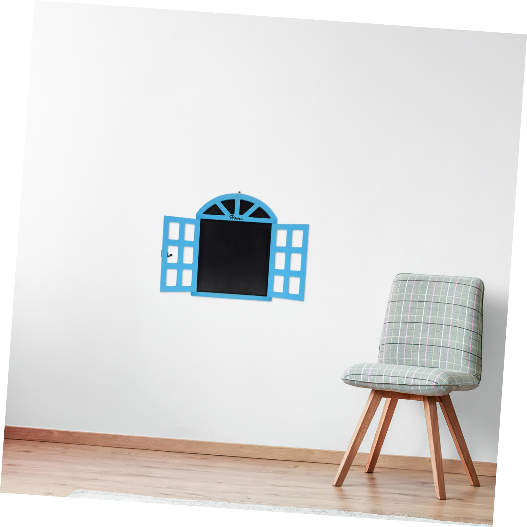 SHINEOFI Holz Kreidetafel zum Aufhängen als Fensterdeko Leicht Abwischbar Blau für Zuhause und Hochzeiten