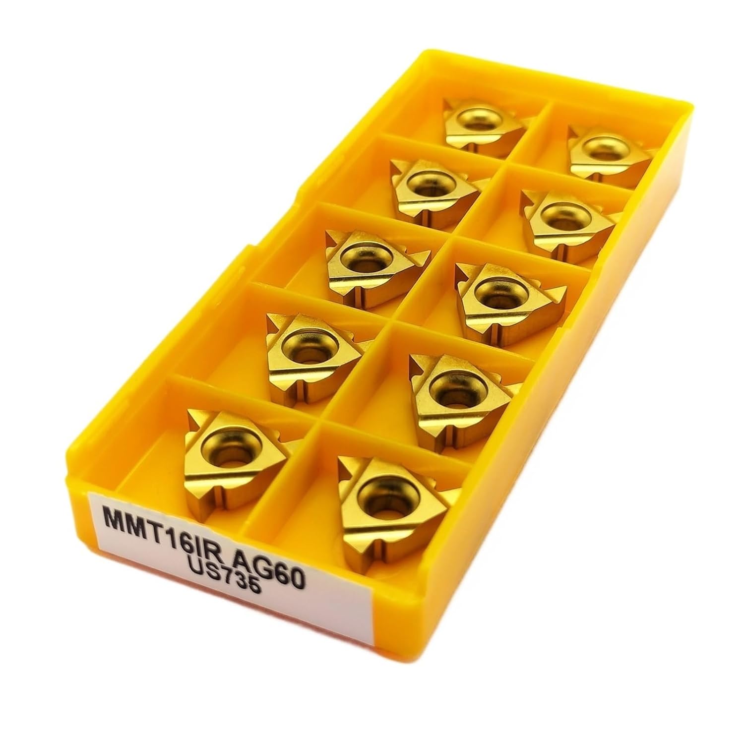 Lathe bits Cutter Inserts MMT11ER MMT11IR AG60 MMT16ER MMT16IR AG60-S VP15TF UE6020 US735 CNC Thread milling Cutter Insert(MMT11ERAG60 VP15TF)
