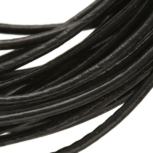 Miniatura 3 de The Beadsmith Cordón de cuero  Marrón  Bobina de 0.039 in  5 yardas5.0 ft  Tanga de cuero indio ideal para trenzar, cuentas, collares, cordones