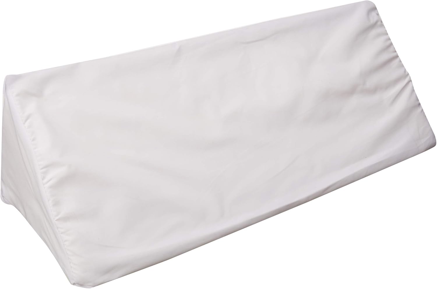 Hermell Foam Bed Wedge Pillow for Side Sleepers (White