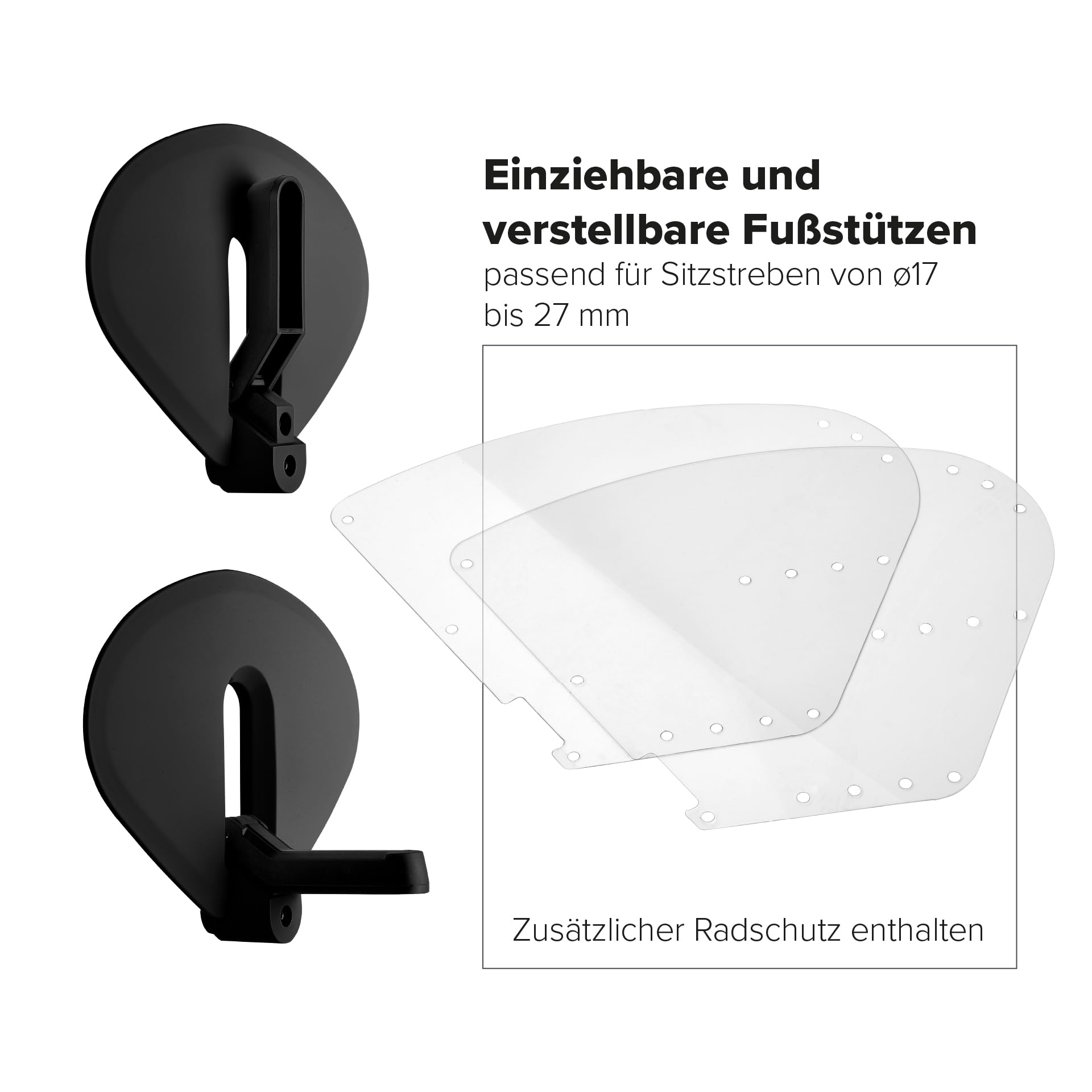 POLISPORT 8636100022 - Guppy Junior Fahrradkindersitz Hinten MIK-HD für Kinder ab 6 Jahren, kompatibel mit Fahrrädern von 24''-29'' und E-Bikes mit MIK HD-Gepäckträger max.27 kg in Dunkelgrau