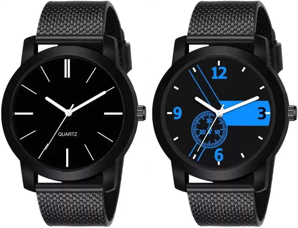 RPS FASHION WITH DEVICE OF R Analog Girls's/Boy's Watch Multicolor Dial & Strap PU Black Belt Watch
