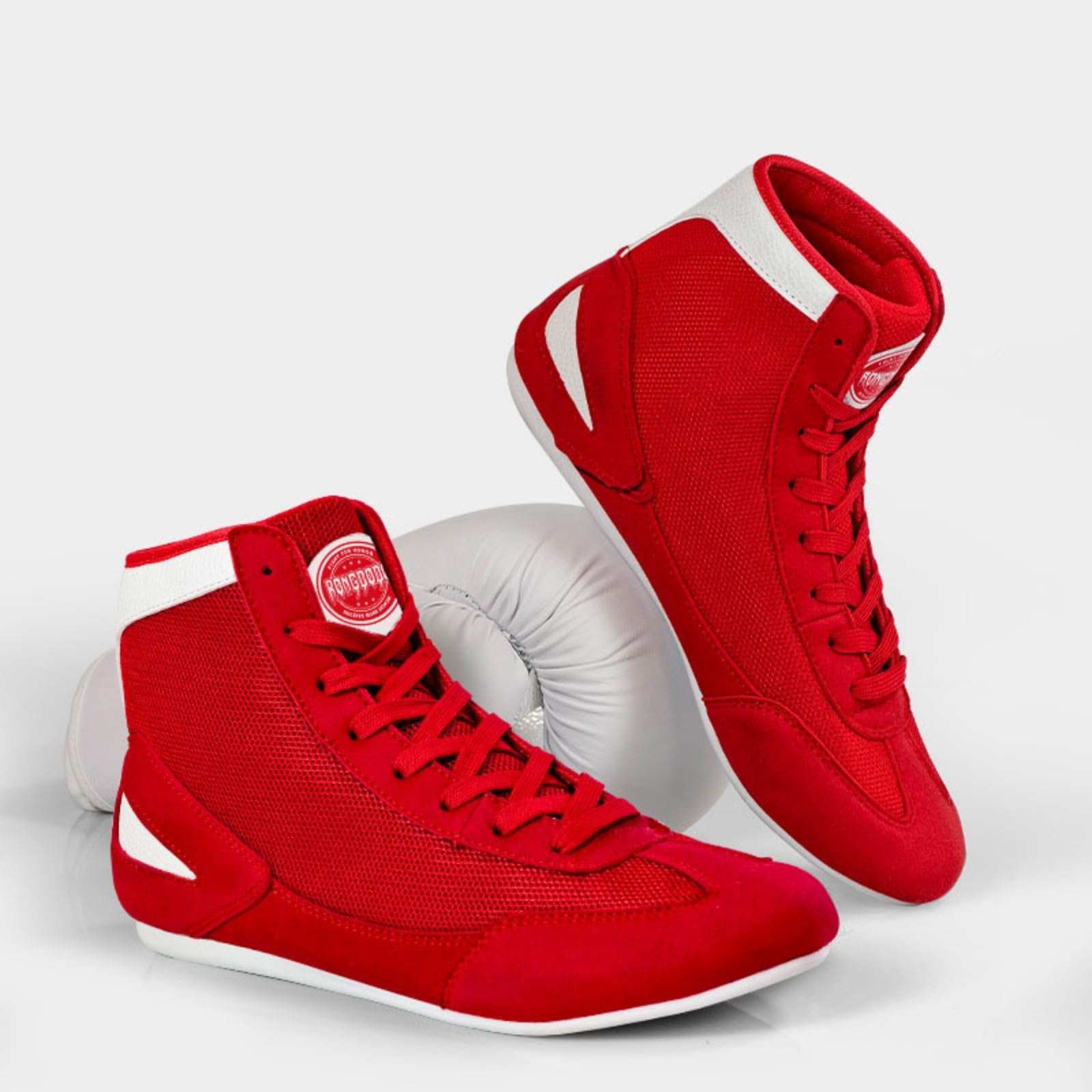 Hixingo Zapatos de Boxeo para Hombre Mujer 36-45, Zapatillas Boxeo Hombre Mujer Cons Uelas de Goma Antideslizantes Zapatillas Lucha Libre Ligero y Respirable