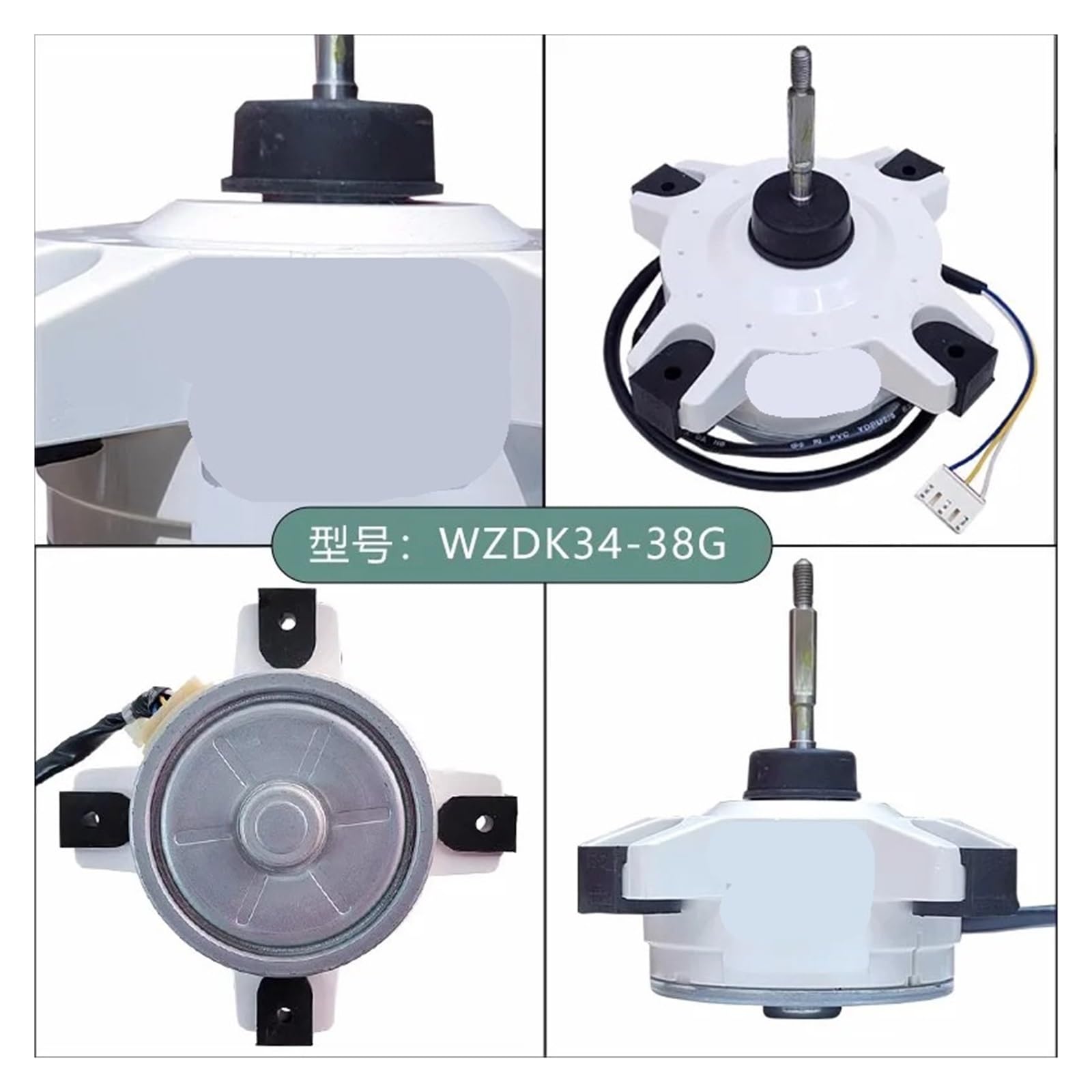 HIZON Unidad Externa de Aire Acondicionado de frecuencia Variable, Compatible con Midea, Motor sin escobillas WZDK34-38G-W DC RDN-310-34-8