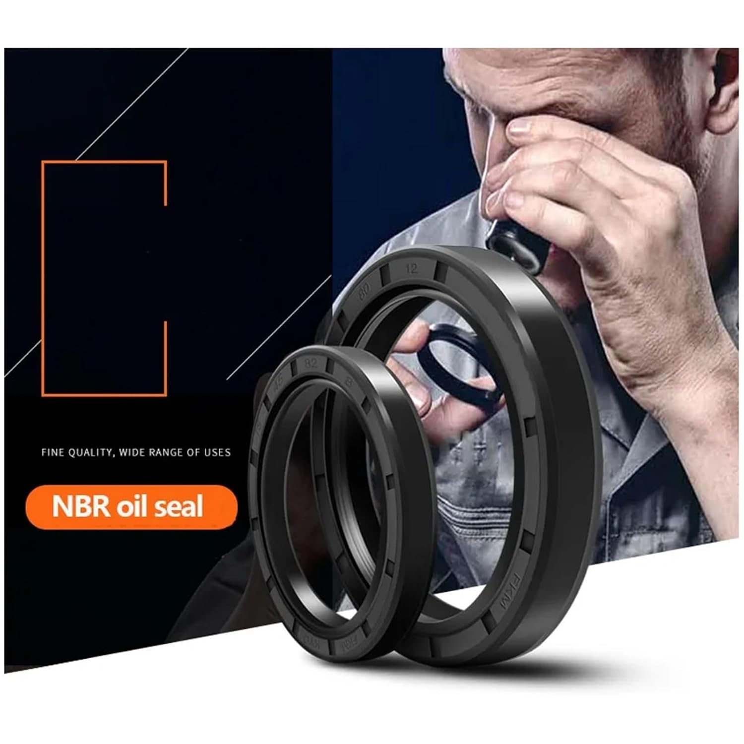 5Pcs,NBR Oil Seal. ID 3mm 4mm 5mm 6mm 7mm 8mm 9mm.OD 12-34mm.Thickness 3-10mm.Nitrile Butadiene Rubber Gasket Sealing Ring(OD 3.5mm)