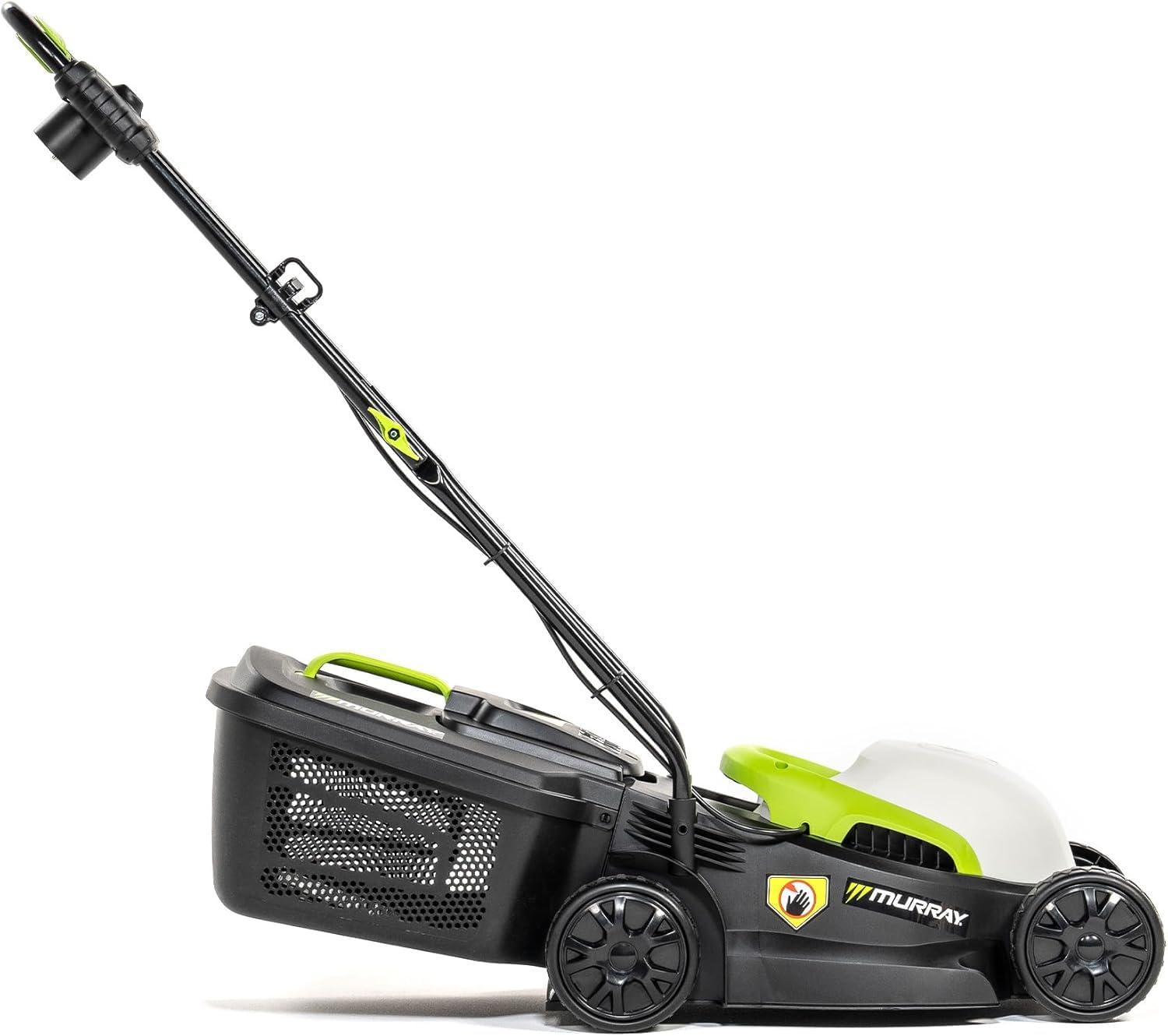 Murray Tondeuse Électrique 2-en-1 LE320E – Compacte 1200W/32cm avec Bac de Ramassage 27L pour Petites Surfaces – Poignée Ergonomique et Protection Contre Les Surcharges
