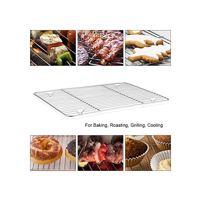 Buy P&P CHEF Baking Rack Pack of 2, Stainless Cooling Rack for Cooking