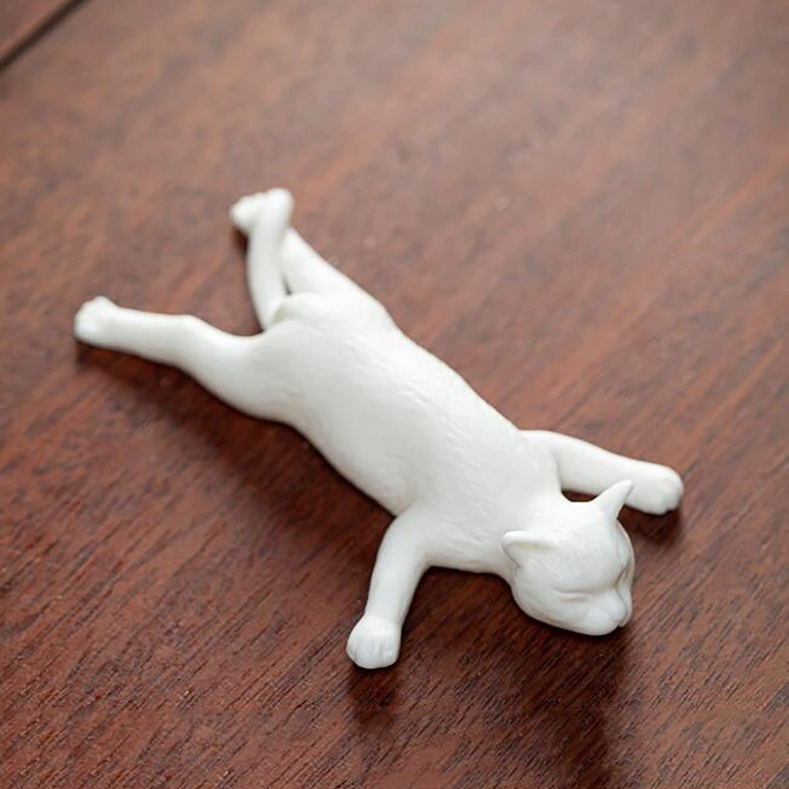 Statue chat en céramique animal mignon idéal pour cadeau de crémaillère