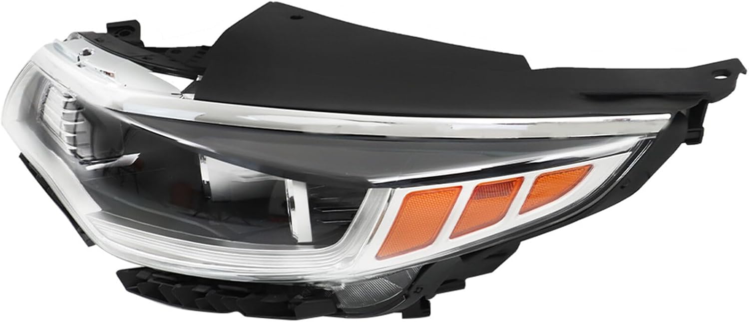 KI2502196 Headlight Assembly Replacement for 2016 2017 2018 Optima Headlamp w/o DRL Left Side