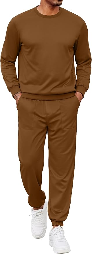 Men's Tracksuit Pullover Athletic Set