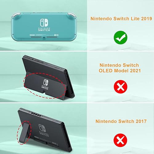 Miniatura 2 de Fintie Funda para Nintendo Switch Lite 2019 - Silicona suave a prueba de golpes Antideslizante Funda protectora con diseño de agarre ergonómico para
