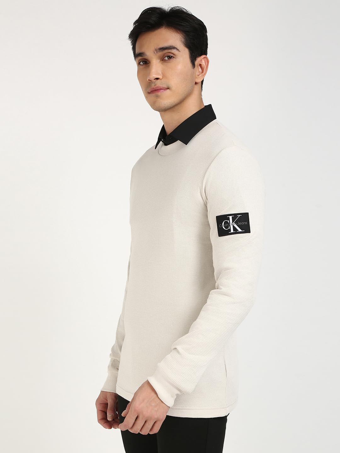 Calvin Klein Top in Maglia a Maniche Lunghe Uomo