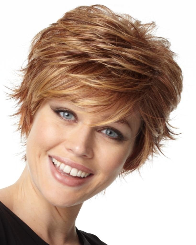 Fascination Heat Friendly Wig Color RL19/23 BISCUIT - Raquel Welch Wigs Synthetic Women's Short Flirty Razored Cut Memory Average Cap II Base