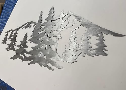 Miniatura 4 de Arizona Mountain Scene Metal Wall Art Decor