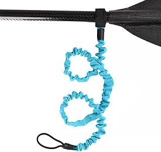Paddle Leash Kayaking,Stretchable Paddle Strap - Safety Rod Gripping Gear Leash With Innovative Gel Grip To The Paddle Or Rod For Kayaking, Canoeing