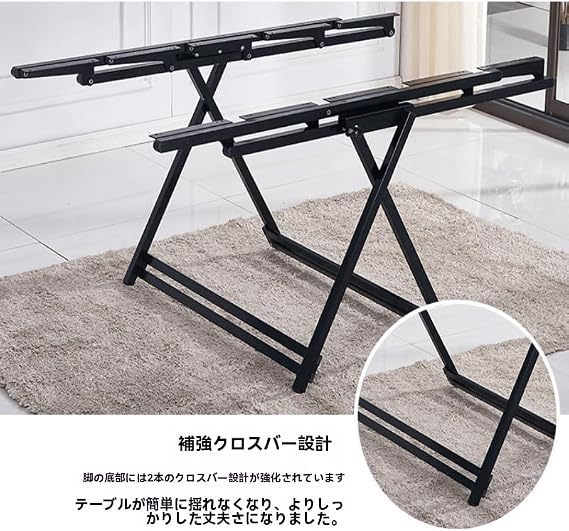 Folding Dining Table, 2-in-1 Expandable, Space Saving, Compatible with Rotating Islands & Sewing, Transformable, Multi-functional, Storage Included, Small, Butterfly Table, Multi-Tiered