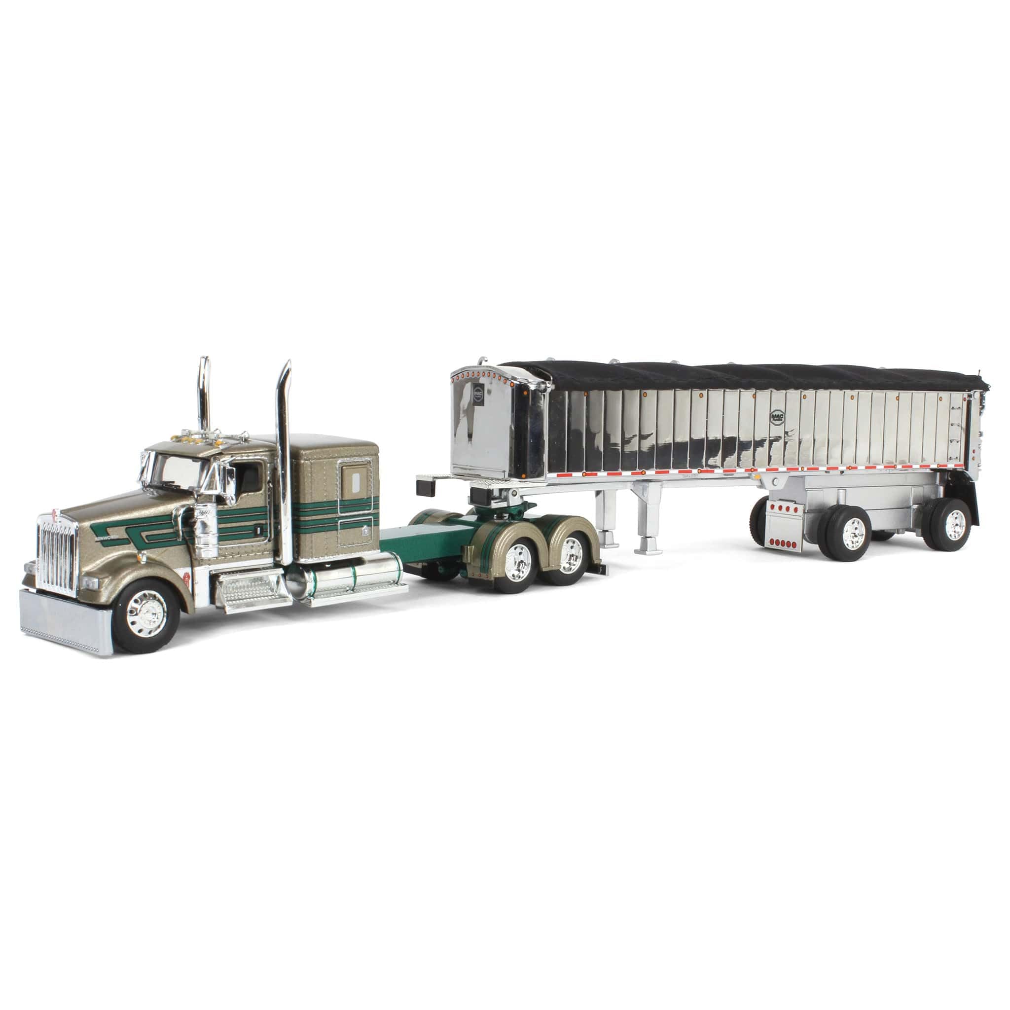 Amazon.com: 1/64 Kenworth W900L w/MAC Dump Trailer D&D