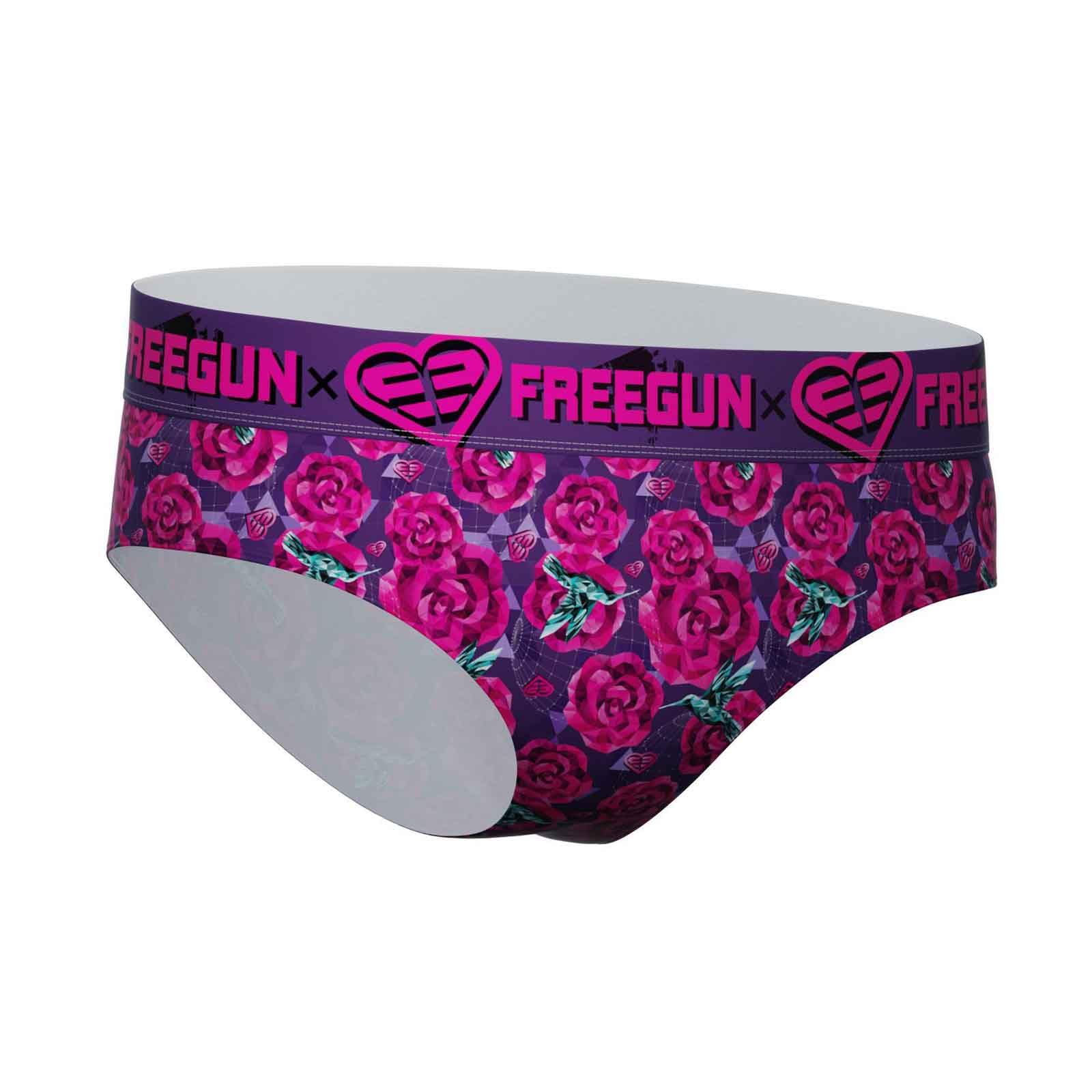 FREEGUN Lot de 4 Boxers Microfibre Femme
