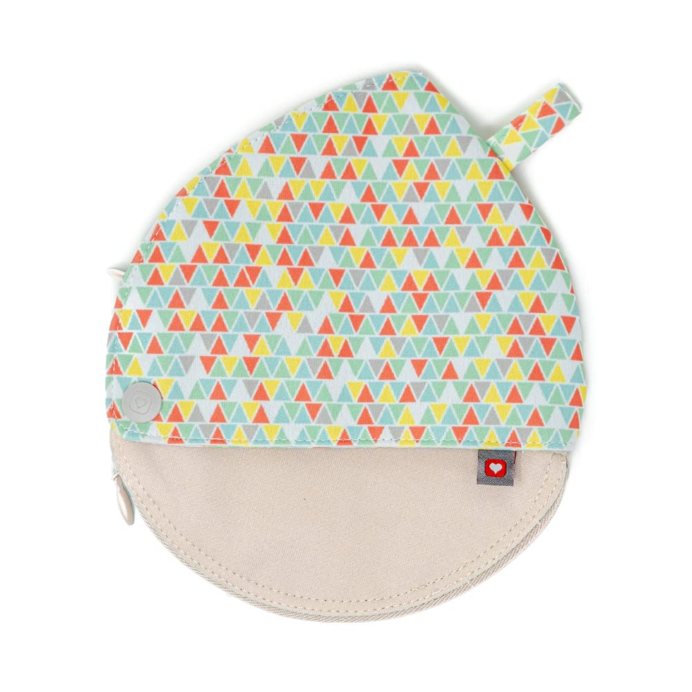 Close Pop-in - Premium Bamboo Teardrop Wet/Dry Breast Pad Storage Pouch in Pastels - Versatile & Eco-Friendly - Bag Only