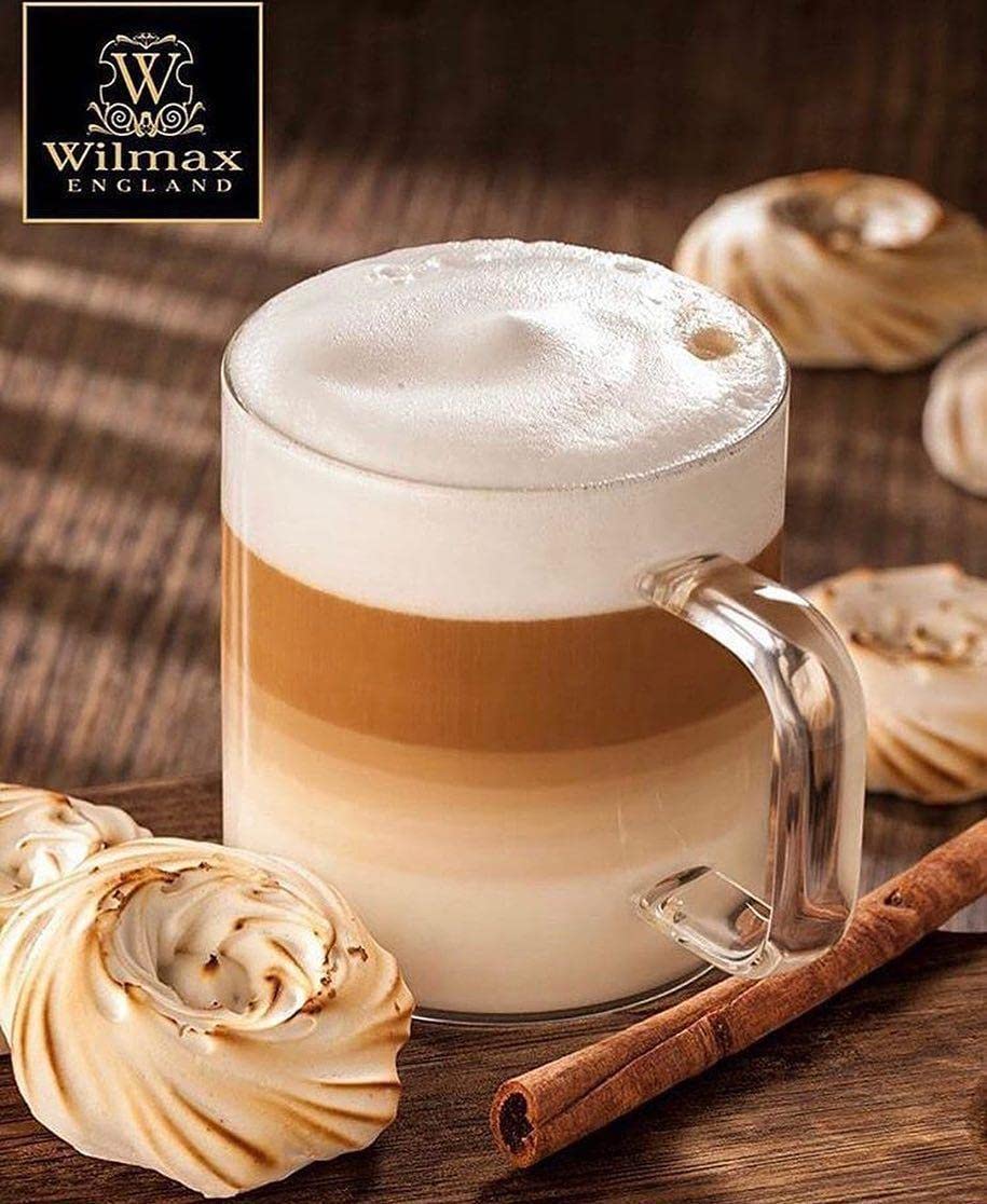 Wilmax Teekanne 1,6L + 6 Thermogläser 400ml im Set | Teesieb für losen Tee | Glaskanne mit Bambus-Deckel | Kanne für Teeblumen | Teapot | Glaskanne für Heiß- und Kaltgetränke | Spülmaschinenfest