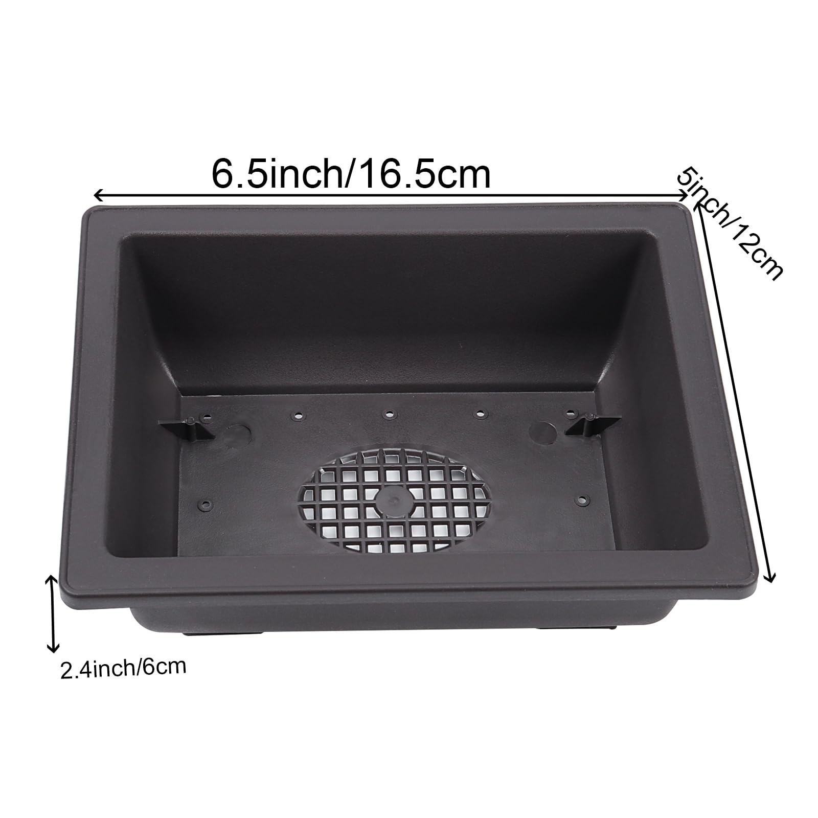 Lot de 15 pots rectangulaires en plastique pour bonsaï - 16,5 cm