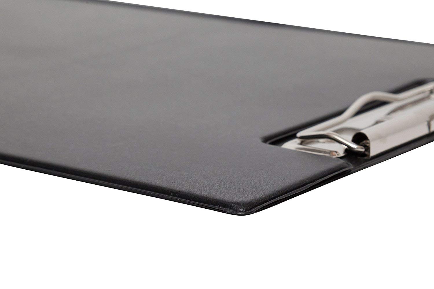 Maul Schreibmappe mit Folienüberzug, Aufklappbares Klemmbrett, Innentasche, Größe A4 hoch, Schwarz, 2339290, 1 Stück (Schwarz | 12er Pack)