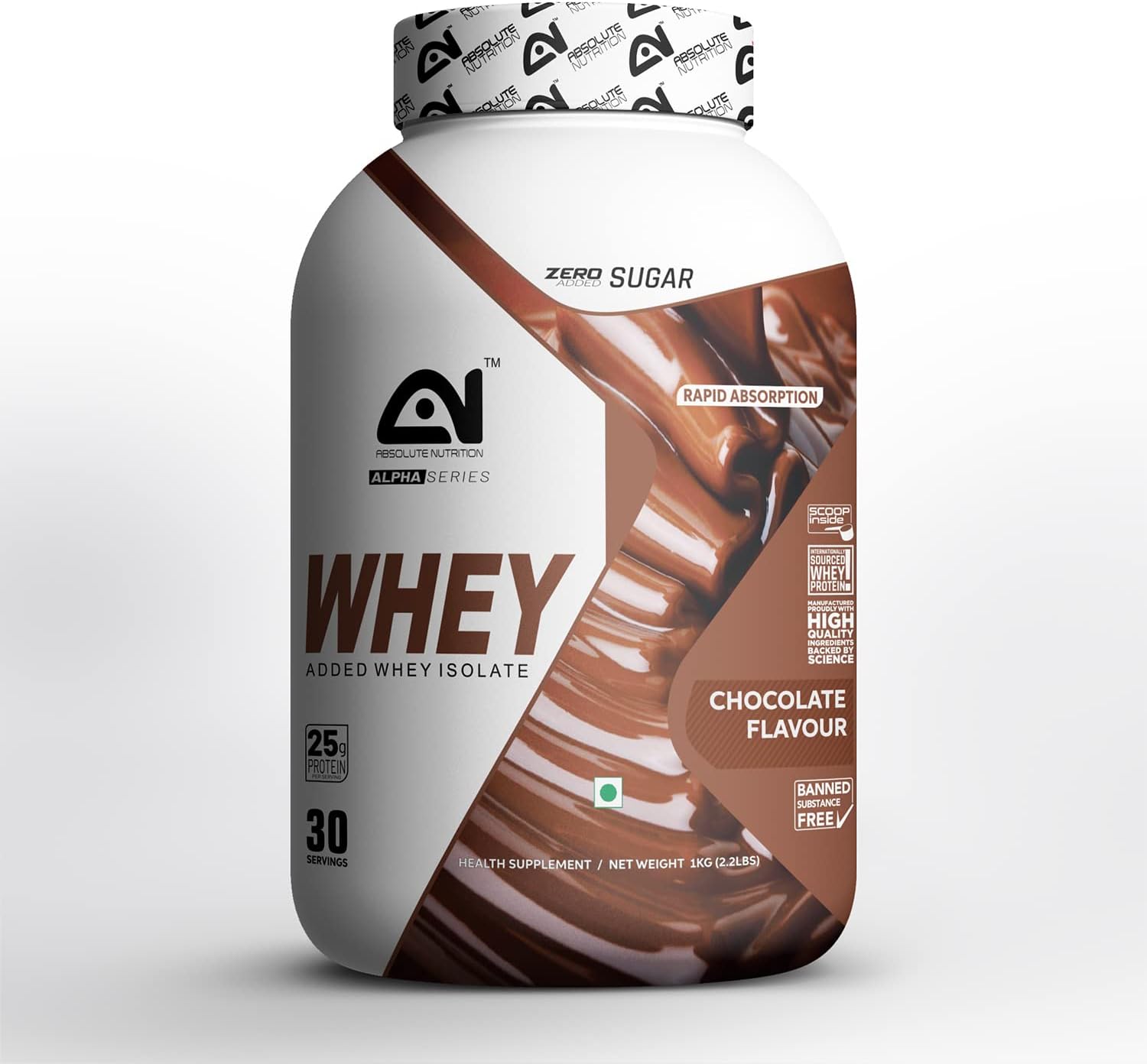 Absolute Nutrition’s Alpha Series Exclusive Whey Protein 1KG (Chocolate Blast)