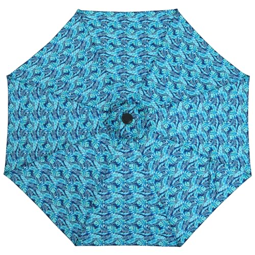 Image of MASTERCANOPY Patio Umbrella 10 ft Replacement Canopy for 8 Ribs-Green Leaf Canopy Only