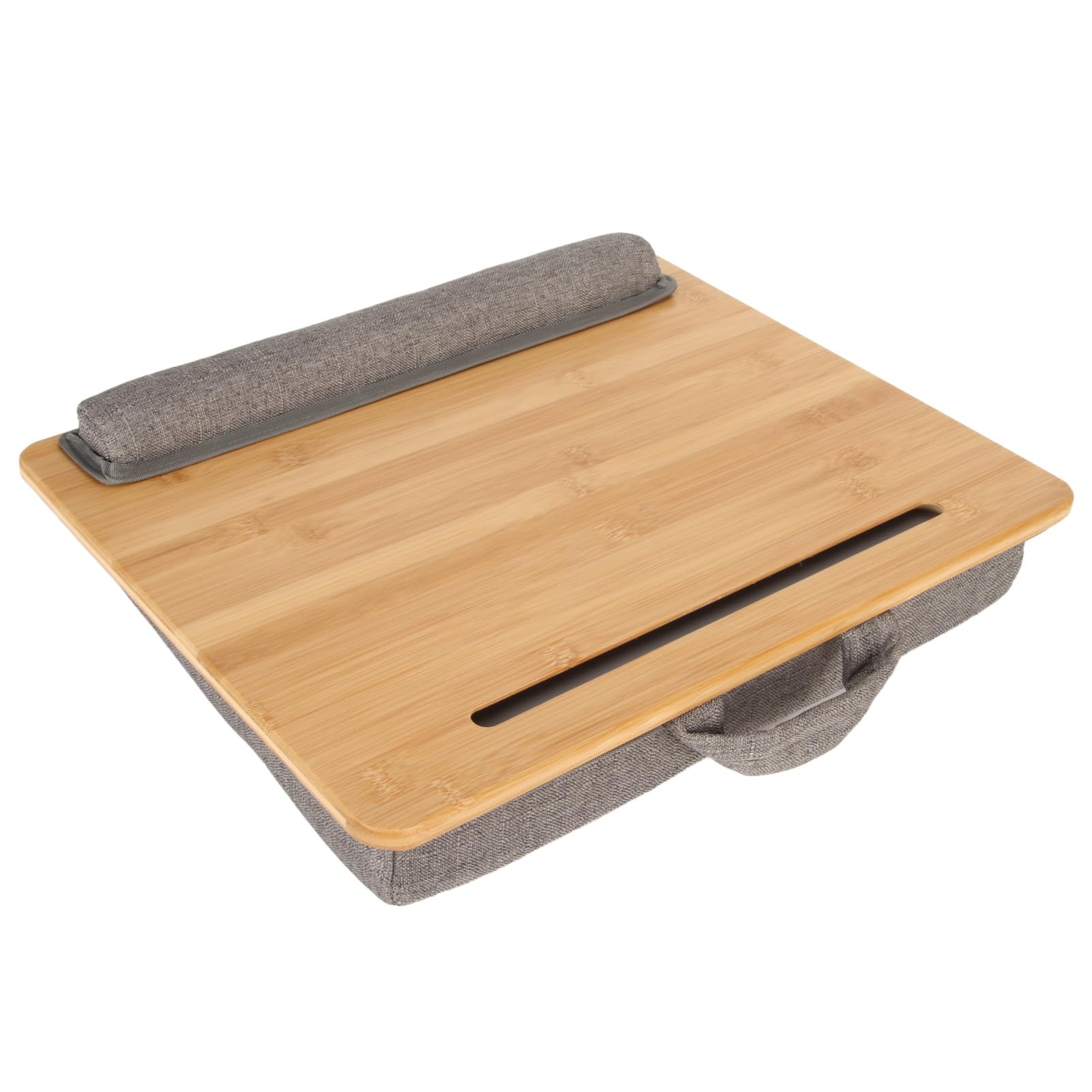 Yctze Wygodne lekkie biurko na kolana z poduszką i uchwytem na tablet do domu – ergonomiczna konstrukcja kąta nachylenia