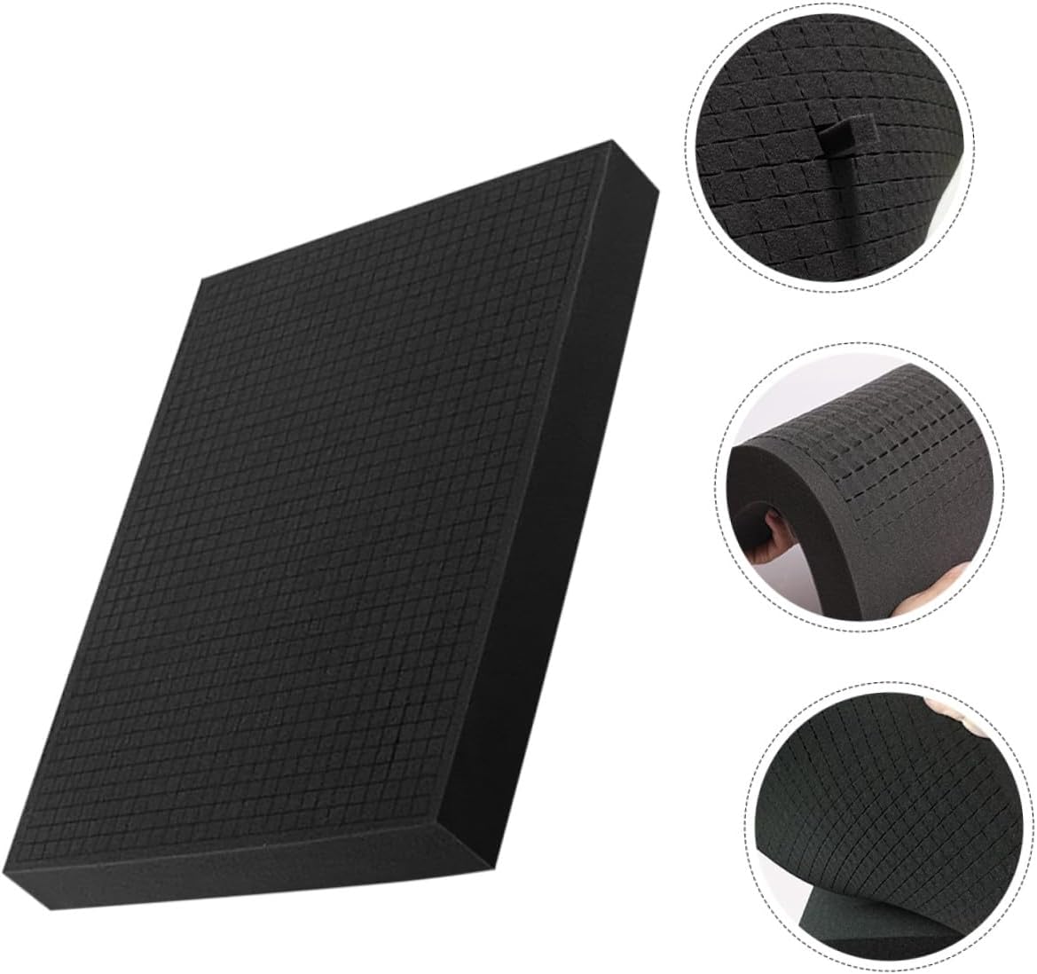 UPKOCH 2pcs Black Tear-resistant Pearl Cotton Packaging Inserts 405x305x50mm Shockproof Foam Sheets for Shipping Protection and Tool Box Organizer Cushioning