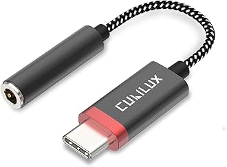 Cubilux 192KHz/24-bit USB C Headphone Adapter for iPhone 15+/15, iPhone 15 Pro Max, iPad 10 iPad Pro iPad Air 5/4, Samsung S24/S23/S22/S21, Tab S7/S6 Z Fold/Flip 5/4/3/2, Type C to 3.5mm Aux Dongle