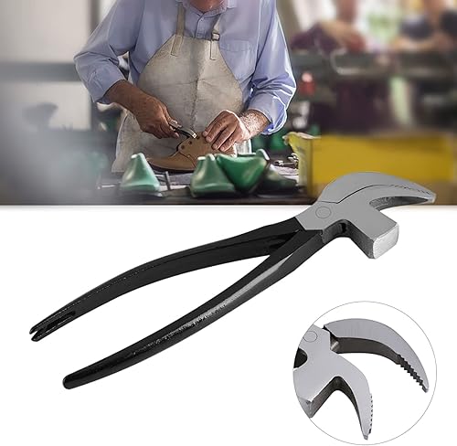 Miniatura 4 de Alicates de zapatero de acero, Alicates de zapatero de artesanía en cuero, Alicates en forma de pico, Alicates con martillo, Herramienta de trabajo