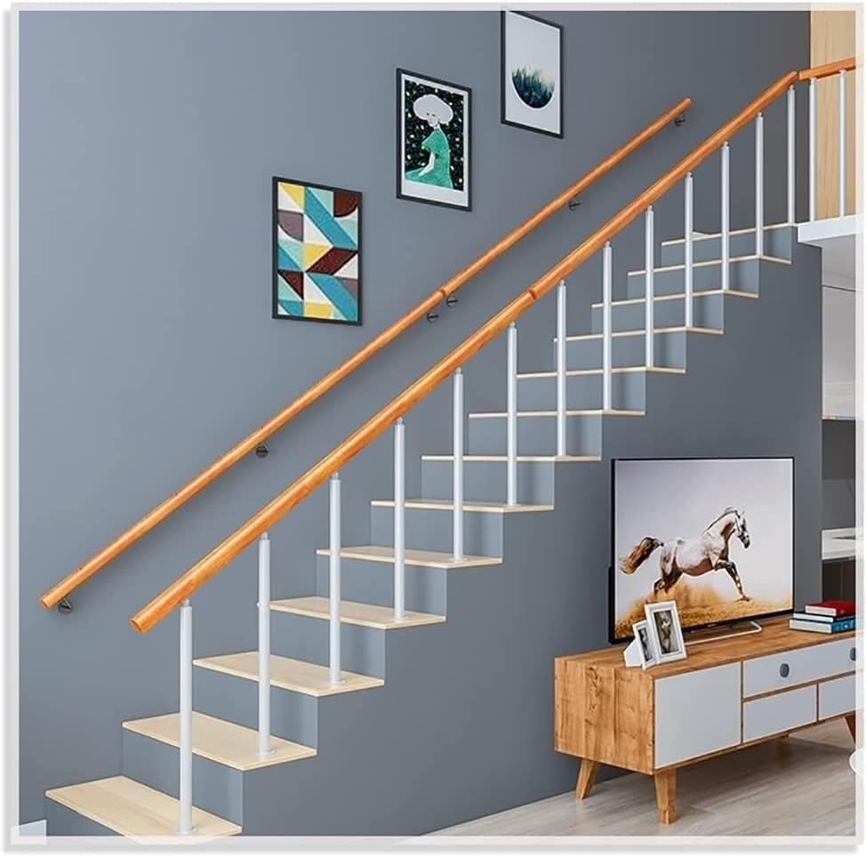 Garde-corps en fer réglable 85cm pour corriger l'angle d'un escalier difficile