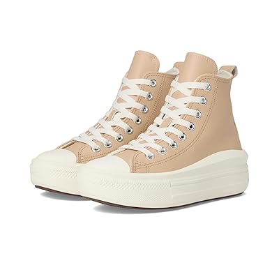 Converse Kids Chuck Taylor All Star Move Leather (Big Kid) Boys Shoes Warm Quarry/Egret/Warm Quarry