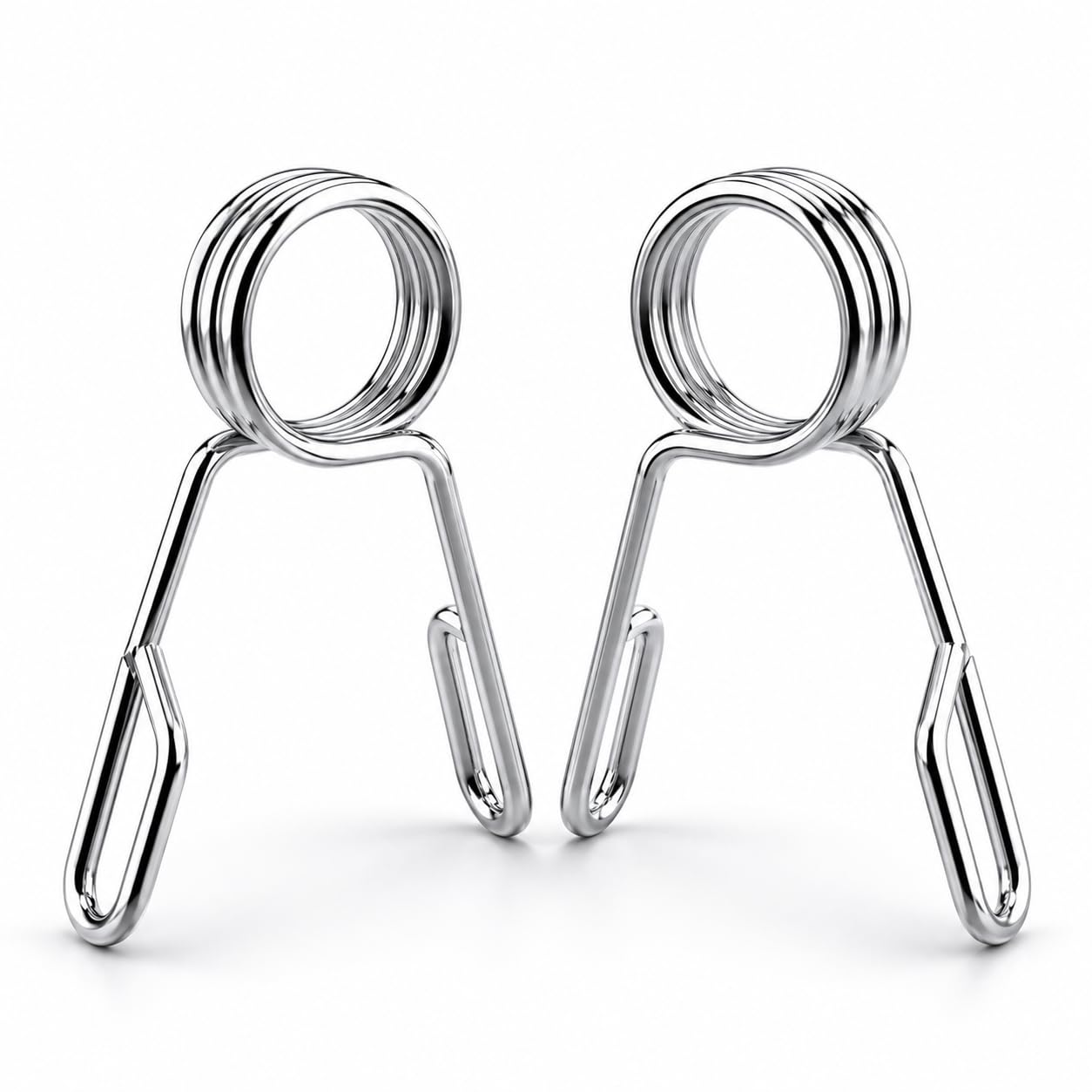 Kizlo 28MM Barbell Spring Lock Pair for Dumbbell & Barbell Rods | Heavy Duty Steel Gym Spring Clips (Pack of 2)-image-36