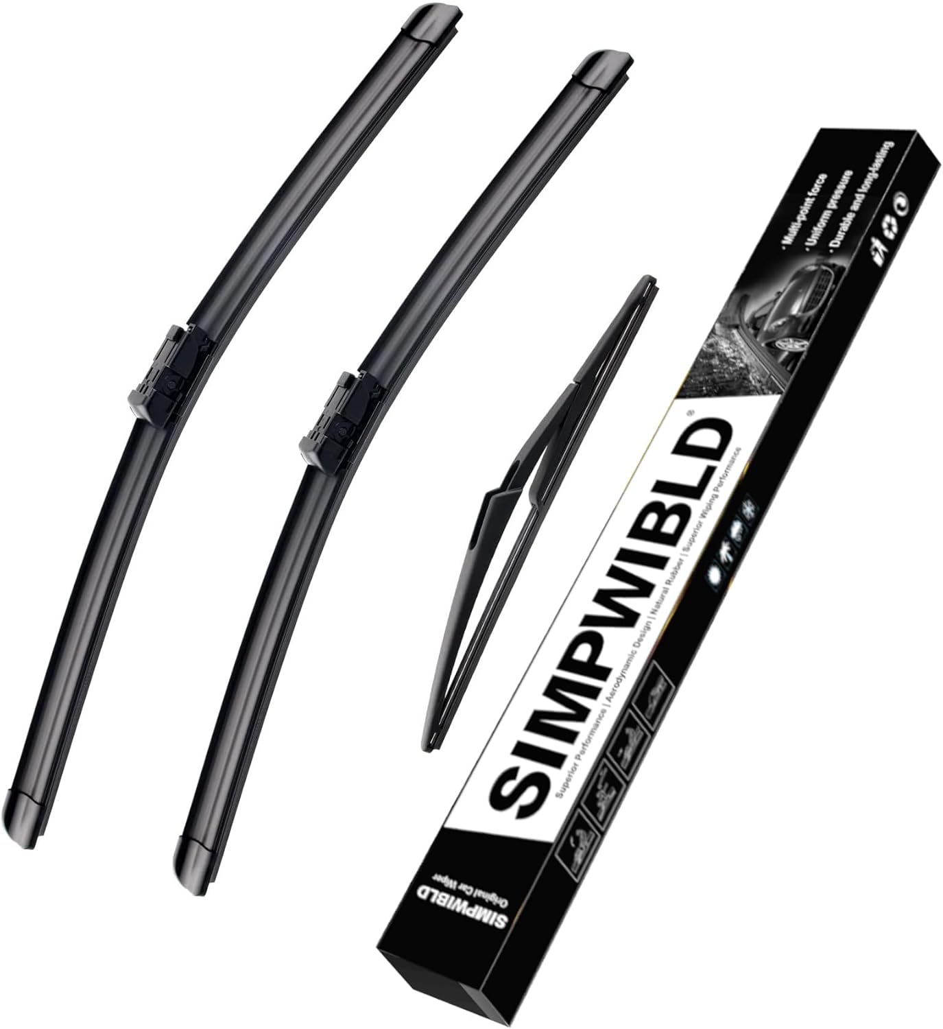 SIMPWIBLD Wiper Blade Replacement for 20072011 GMC Acadia Front and