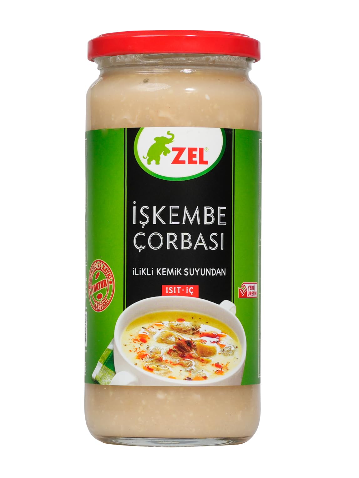 ZEL İşkembe Çorbası 480 ml – İlikli Kemik Suyundan, Dana/Kuzu İşkembe Etli, Geleneksel Çorba
