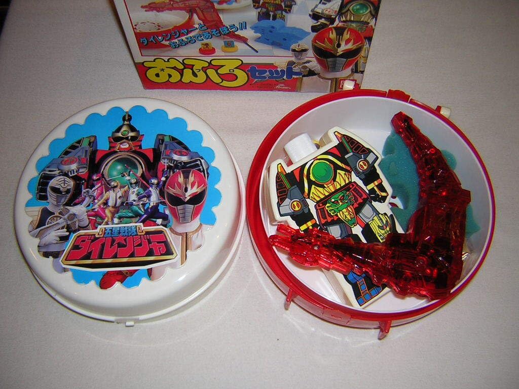 Amazon.co.jp: 当時物 五星戦隊 ダイレンジャー おふろセット 龍星王