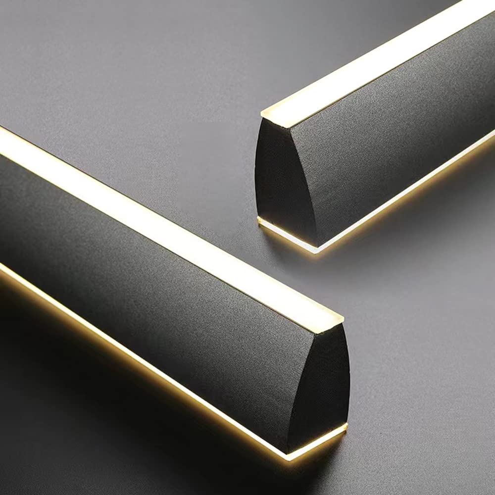 Lampada a Sospensione LED dimmerabile da soffitto lineare Minimalista, Lampada a Striscia Lunga per Isola Cucina, Tavolo da Pranzo Ufficio con Telecomando