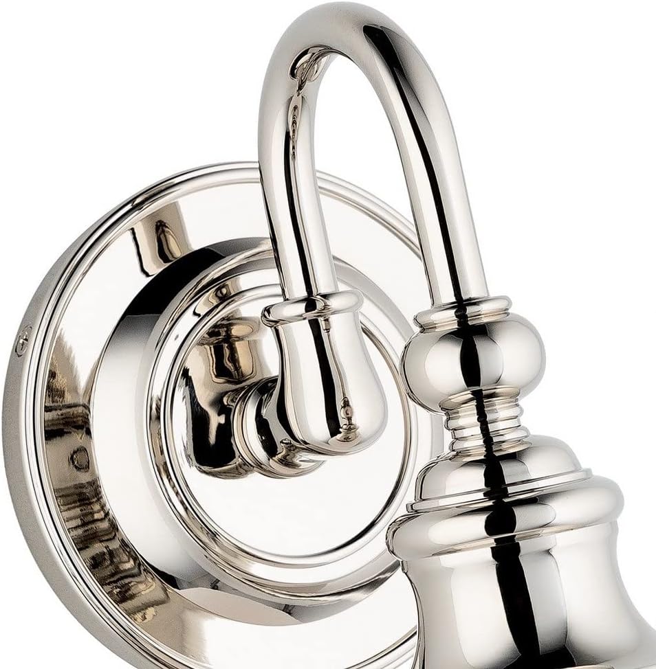 Hudson Valley Lighting 5901-PN Sutton 1 Light Bath Vanity - 7 Inches Wide by 10.25 Inches High, Finish Color: Polished Nickel