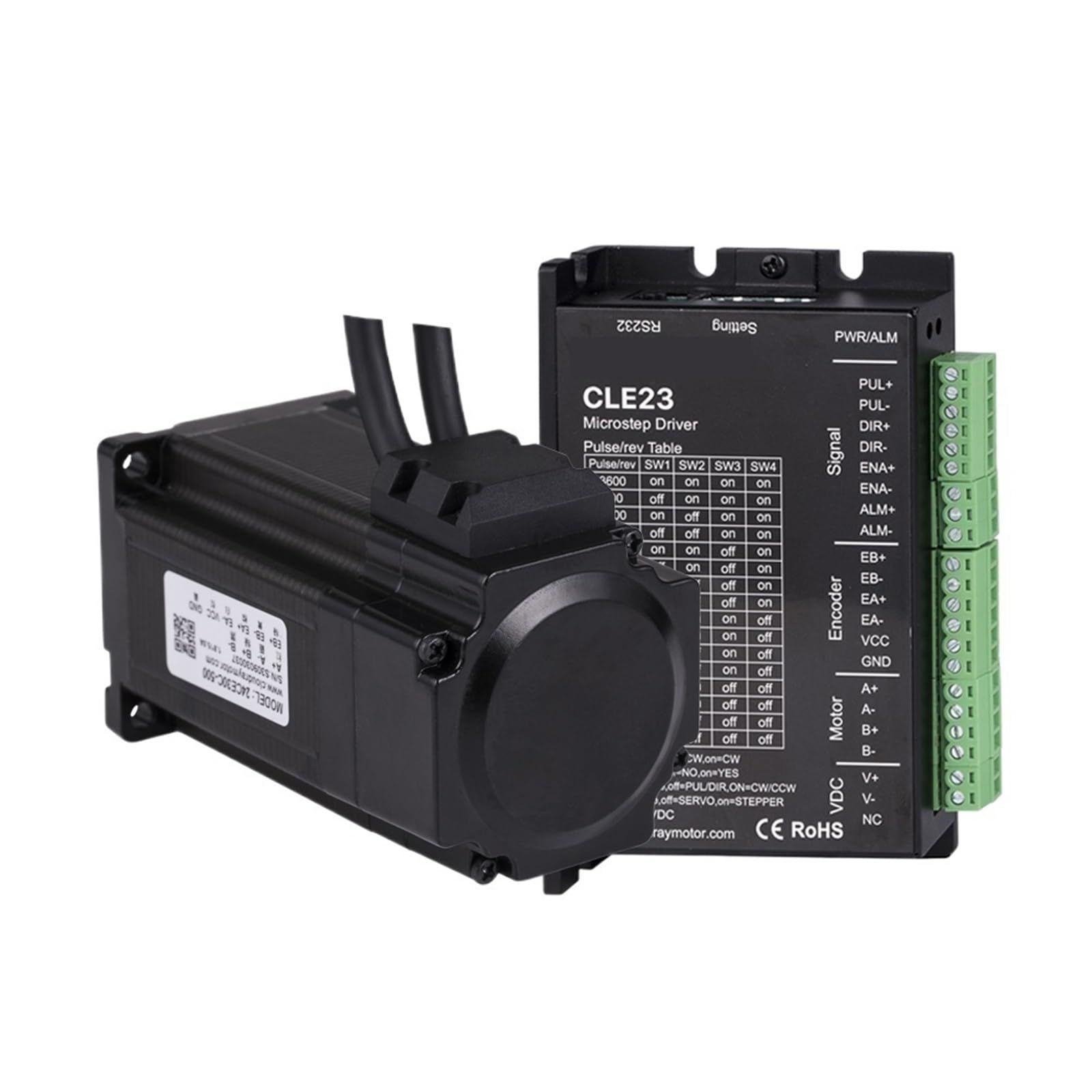 Moteur pas à pas boucle fermée 24 haute performance 5.0A avec encodeur