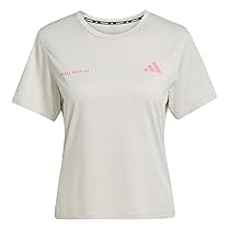 adidas Donna Own The Run Melange T-Shirt, Orbit Grey Mel, XL